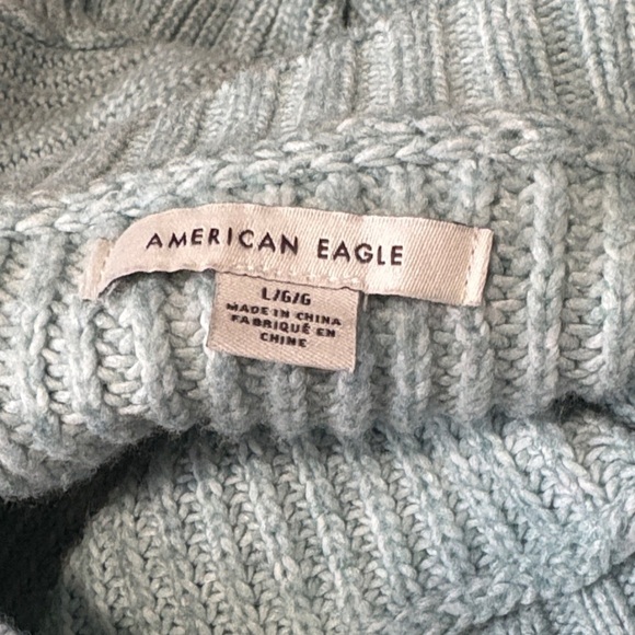 American Eagle Outfitters Light Blue Crew Neck Sweater - Picture 4 of 6